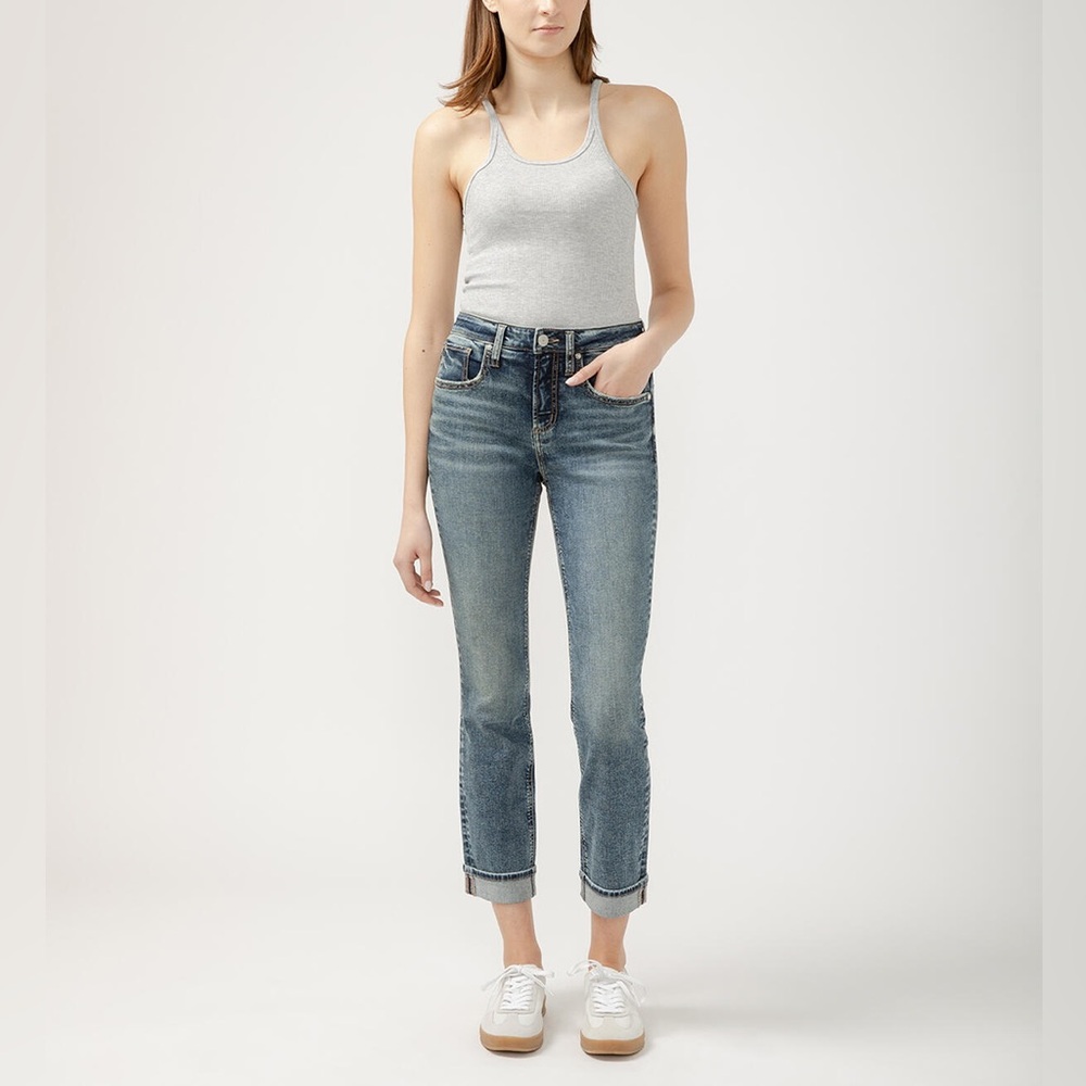 Silver jeans Beau slim leg size 28